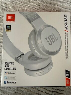 JBL Over-Ear Wireless Headphones - Light Gray